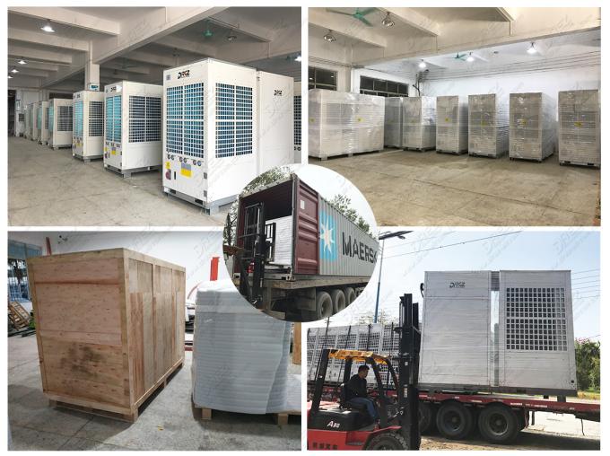 22 tienda industrial del remolque del sistema de enfriamiento del acontecimiento del refrigerador de la tienda del aire de la tonelada 72.5kw