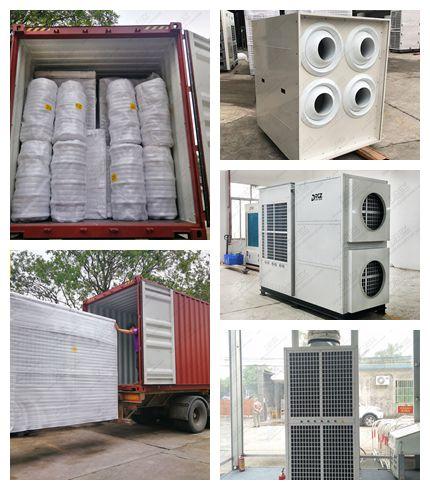 Unidades de aire acondicionado comerciales de la tienda de R407c 36HP capacidad de enfriamiento grande de 33 toneladas